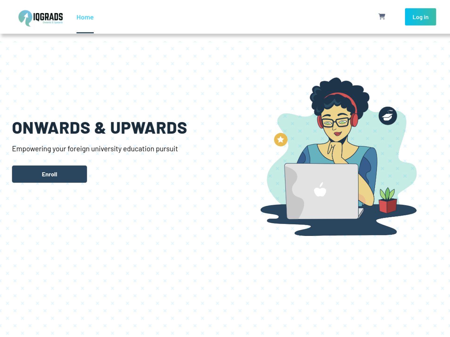 IQGrads Learning Platform interface